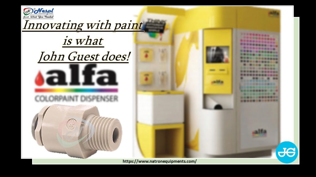 John Guest Fittings in Alfa Paints