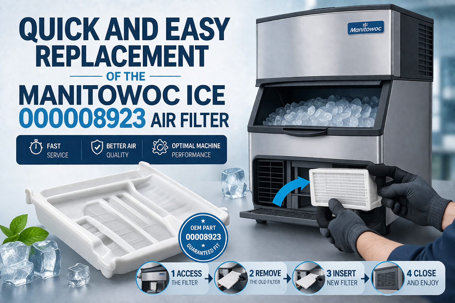 Manitowoc Ice 000008923 Air Filter