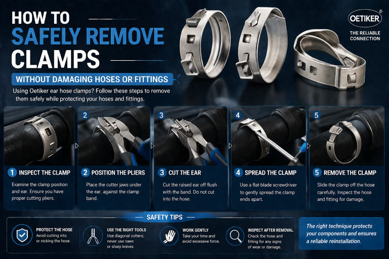 Oetiker Ear Hose Clamps
