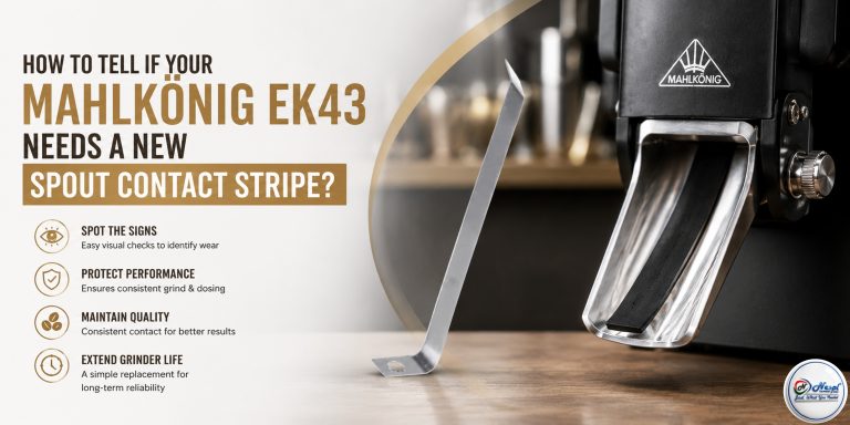 Mahlkönig EK43: New Spout Contact Stripe