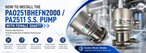 PA0251BHEFN2000-PA2511 SS Pump with Female Shaft