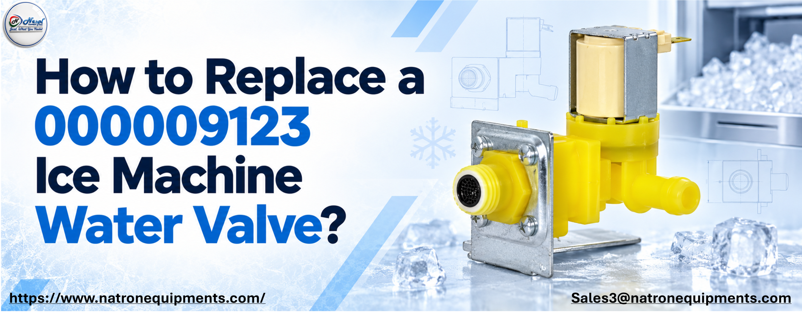 000009123 Ice Machine Water Valve
