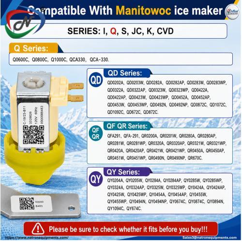 000009123 / IH9123 / 33129026 Water Inlet Valve – 120V, 60Hz, 5W for Ice Machines NESPL-000009123