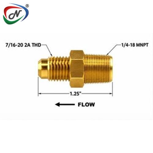 1074 – 1/4" Male Flare × 1/4" Male NPT Check Valve NSSP008841