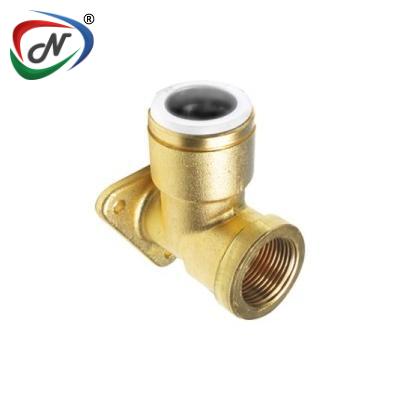  15WB  JG Speedfit Brass Back Plate Elbow 15mm × 1/2