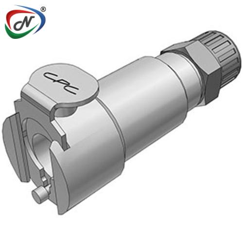 CPC Quick Connect & Disconnect Solutions 16900 1/4 PTF Valved In-Line Chrome-plated Brass Coupling Body (MCD1304 NSF) NSSP004248