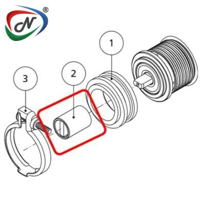  91-03-04 CROSS COUPLING MALE/FEMALE FOR ROTARY VANE PUMP