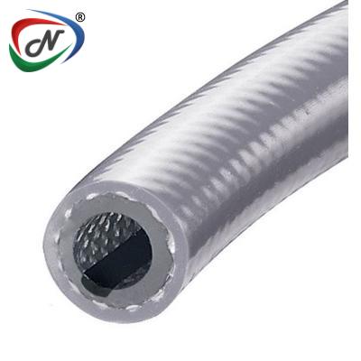  A1098-04HX250, 1/4 IN. I.D. GREY AND CLEAR MEDICAL GAS HOSE HEAVY WALL