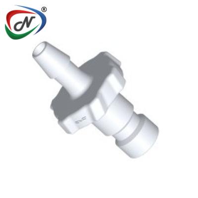  BC330 Bayonet Fitting, bayonet male X 3/32 HB, White Nylon