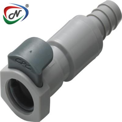  EFCD17412 1/4 Hose Barb Valved In-Line Coupling Body