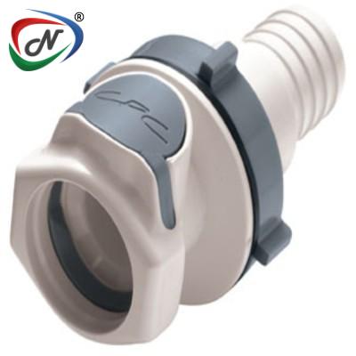  FFC161235 3/4 Hose Barb Non-Valved Panel Mount Coupling Body