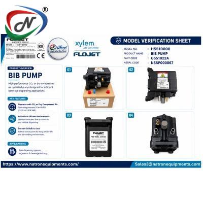  G-551022A FLOJET BIB PUMP AIR DRIVEN PUMP