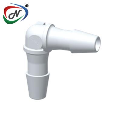  HE12 Elbow Fitting, 3/8 HB X 3/8 HB, Natural Polypropylene