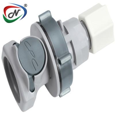  HFC12612 3/8 JACO Non-Valved Panel Mount Coupling Body