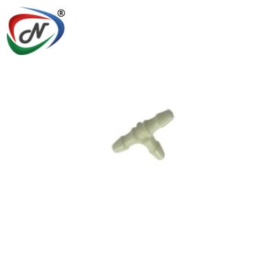 HT230 Tee Fitting, 1/16 HB X 1/16 HB X 1/16 HB, White Nylon