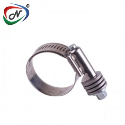  15.8mm Constant High Torque With 410 Long Screw Heavy Duty Worm Gear Type Hose Clamp