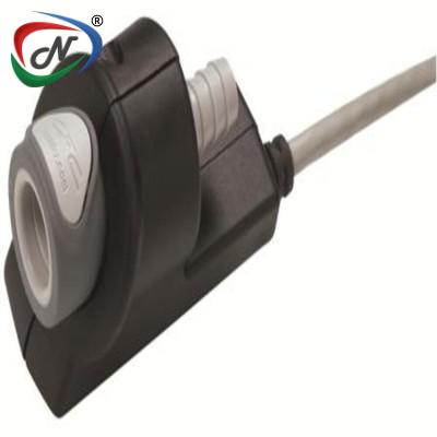  INS4DR1700400 1/4 Hose Barb Valved In-Line IdentiQuik Coupling Reader with RFID, RS-232