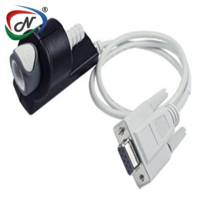  INS4DR1700600 3/8 Hose Barb Valved In-Line IdentiQuik Coupling Reader with RFID, RS-232