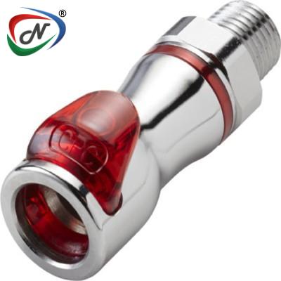  LQ4D10004RED Everis 1/4 NPT Valved Liquid Cooling Coupling Body, Warm Red