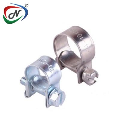  Stainless steel 304 Mini Adjustable Tube Pipe Hose Clamp