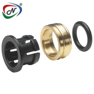  MM2804N, METAL HALF CARTRIDGES - METRIC SIZE  Grey Acetal collet, Brass Body,  Nitrile ‘O’ Ring