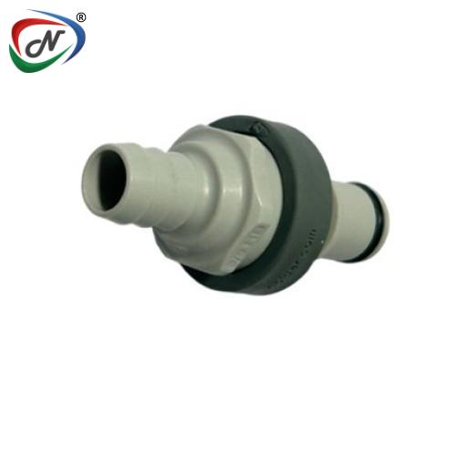 CPC Quick Connect & Disconnect Solutions NS4D22006 3/8 Hose Barb Valved In-Line Coupling Insert NSSP003175
