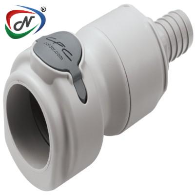  NSHD17010 5/8 Hose Barb Valved In-Line Coupling Body