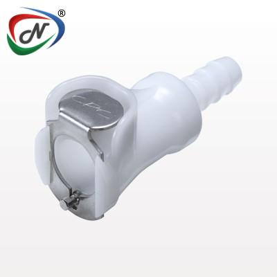  PLCD17006-3/8 Hose Barb Valved In-Line Acetal Coupling Body