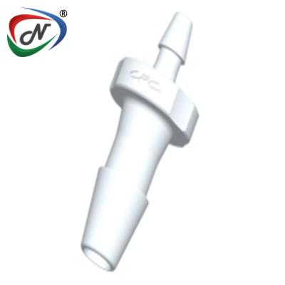  HSR4230 Straight Reducer Fitting, 1/8 HB X 1/16 HB, White Nylon