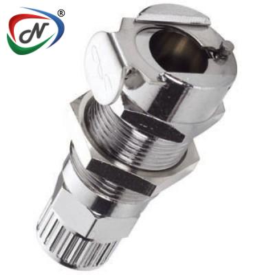 LC12006 3/8 PTF Non-Valved Panel Mount Chrome-plated Brass Coupling Body
