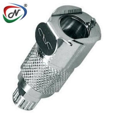  LC13004 1/4 PTF Non-Valved In-Line Chrome-plated Brass Coupling Body