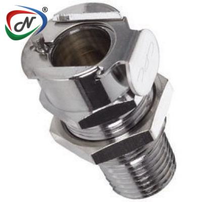  LC15004 1/4 NPT Non-Valved Panel Mount Chrome-plated Brass Coupling Body