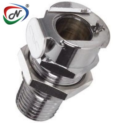  LC15004 1/4 NPT Non-Valved Panel Mount Chrome-plated Brass Coupling Body