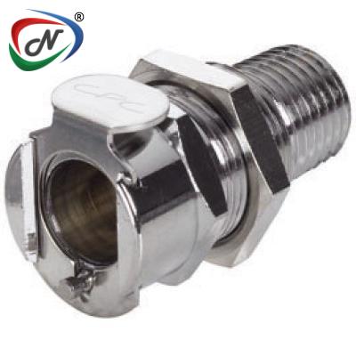  LC15004 1/4 NPT Non-Valved Panel Mount Coupling Body