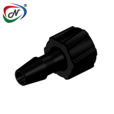 LM5131 Luer Fitting, male luer X 5/32 HB, Black Nylon