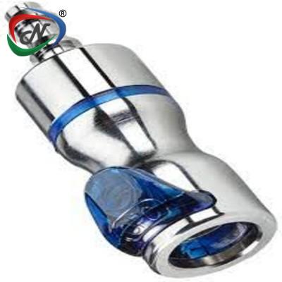  LQ4D17004LBLU 1/4 Locking HB Valved In-Line Body - Blue
