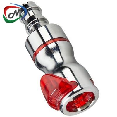  LQ6D17008VRED 1/2 HB Valved In-Line Body - Red, FKM Seal
