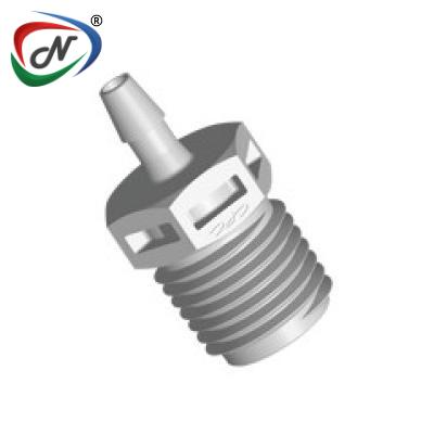  N8S5 Straight Fitting, 1/4 NPT X 5/32 HB, Natural Polypropylene