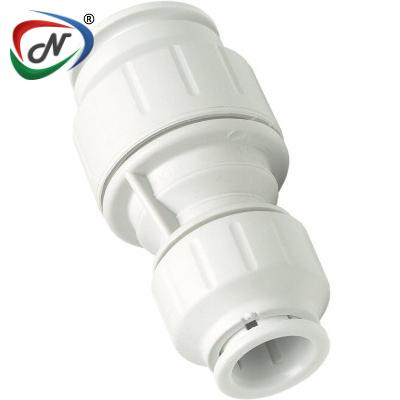  PEM201510W Reducing Straight Coupler White