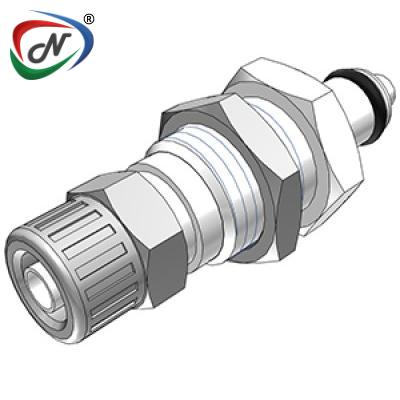  PMCD4004 1/4 PTF Valved Panel Mount Coupling Insert