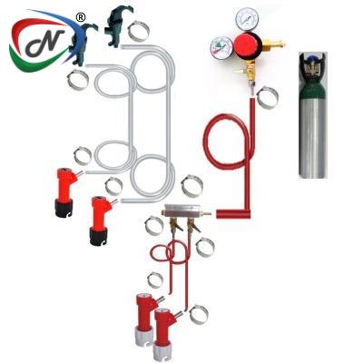  NESPL Homebrew Kegging Kit 5L CO2 - Double Tap - Pin Lock