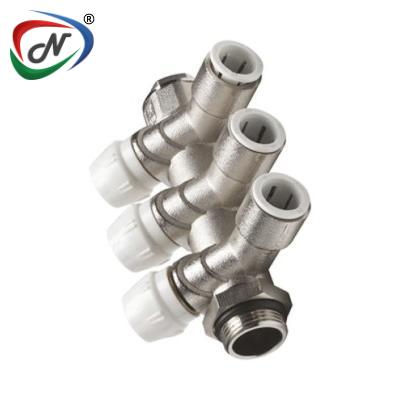  JGMAN3  JG Speedfit Brass Manifold 3 Port 3/4